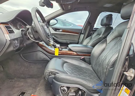 2014 Audi A8 L Quattro z USA, uszkodzony, nr VIN WAUR2AFD4EN009440